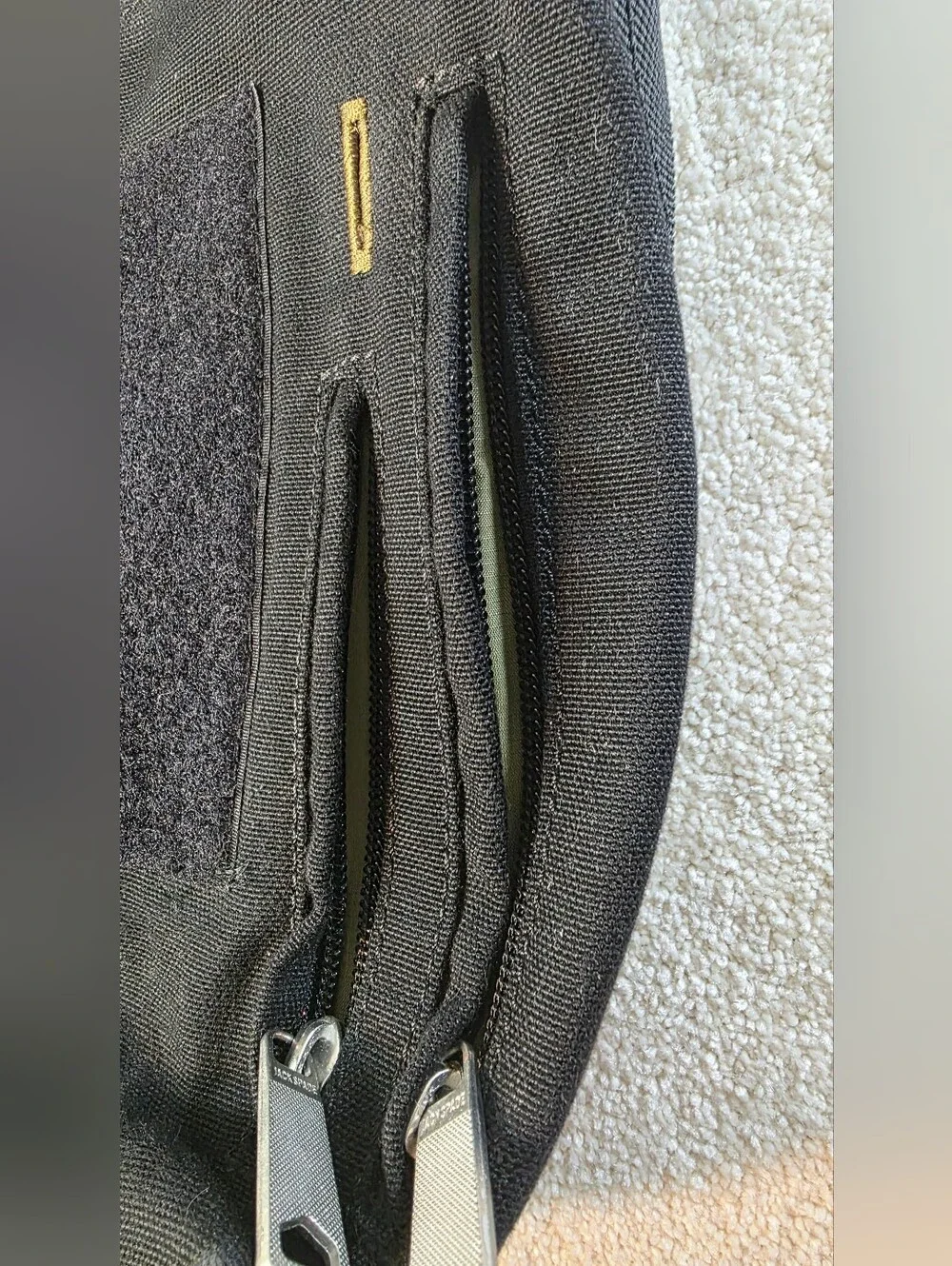Jack Spade Green St. Black Canvas Messenger Bag Travel School Crossbody Laptop